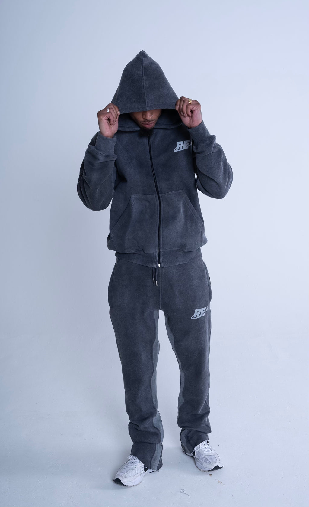 ACID WASH ZIP TRACKSUIT