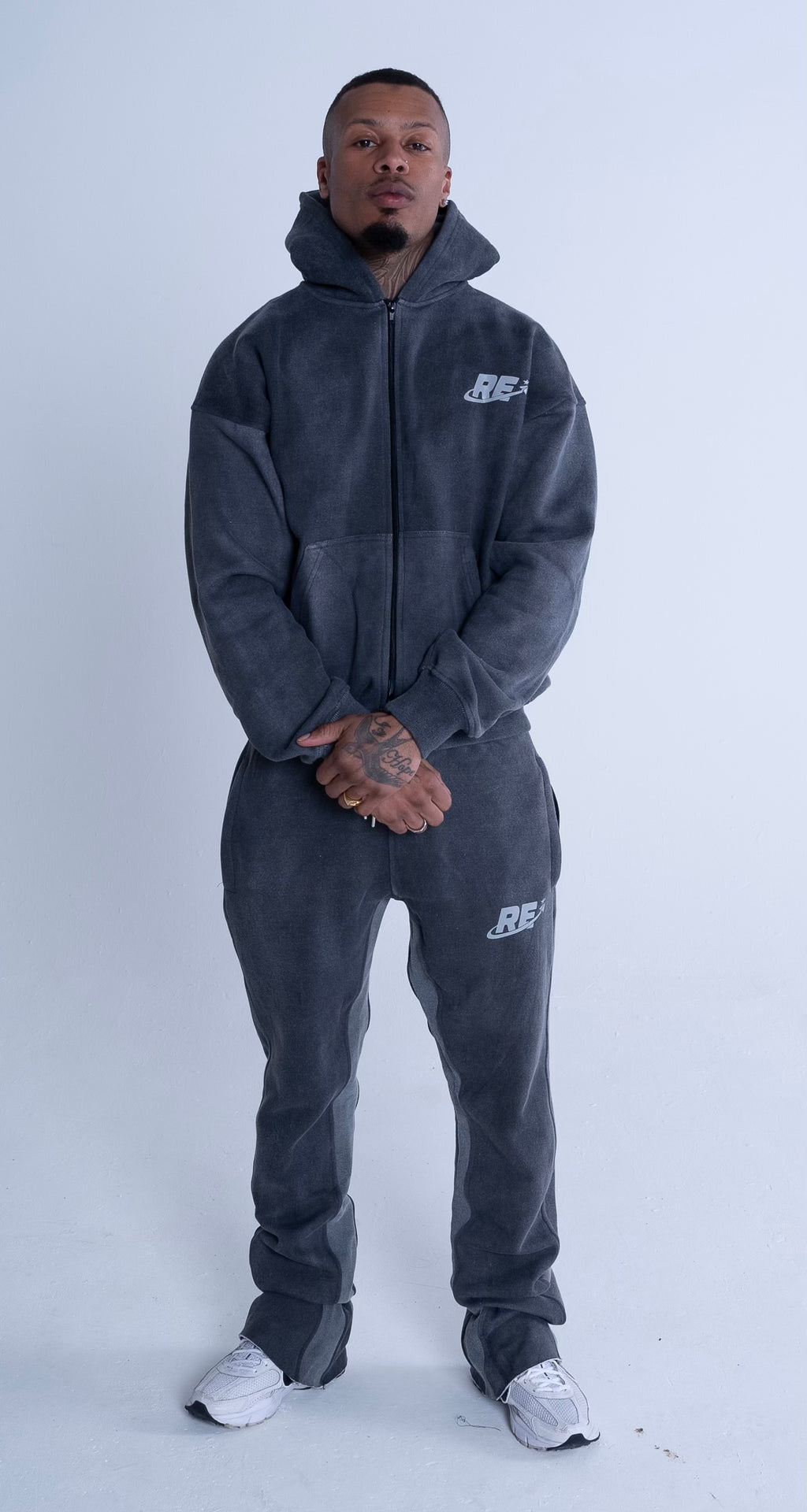 ACID WASH ZIP TRACKSUIT