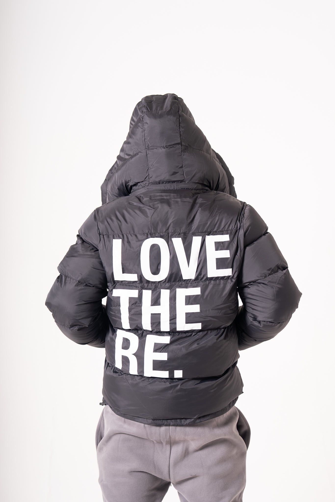 LOVE THE RE PUFFER (BLACK)
