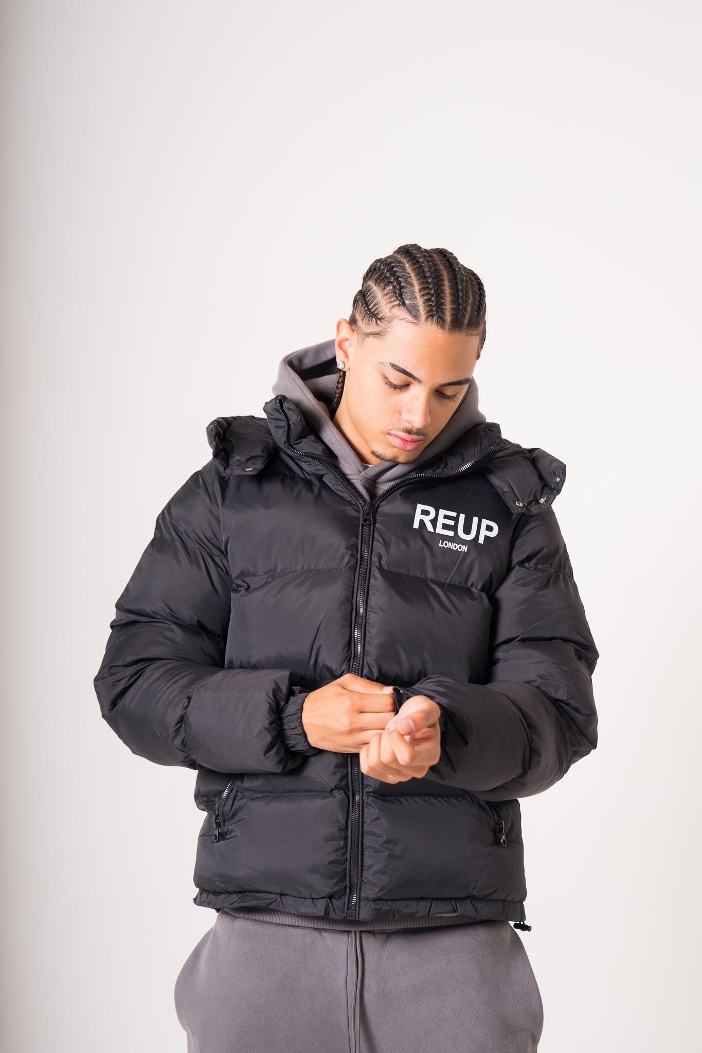 LOVE THE RE PUFFER (BLACK)