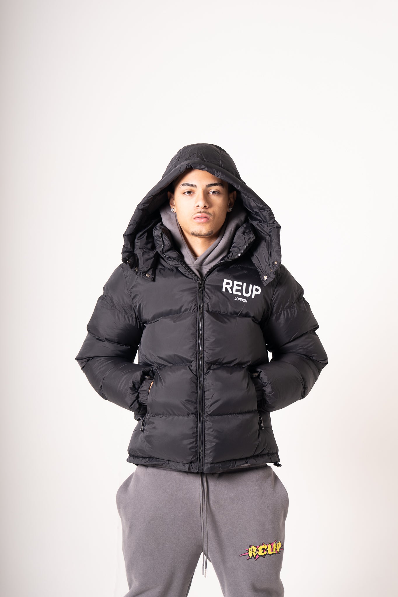 LOVE THE RE PUFFER (BLACK)